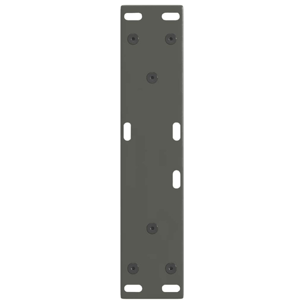 Produktbild för Soffbordsben V-formade 2 st antracit 38x(42-43,3) cm stål