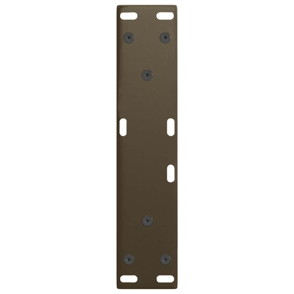 Produktbild för Soffbordsben V-formade 2 st naturstål 38x(42-43,3) cm stål