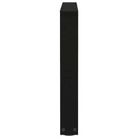 Produktbild för Soffbordsben V-formade 2 st svarta 60x(42-43,3) cm stål