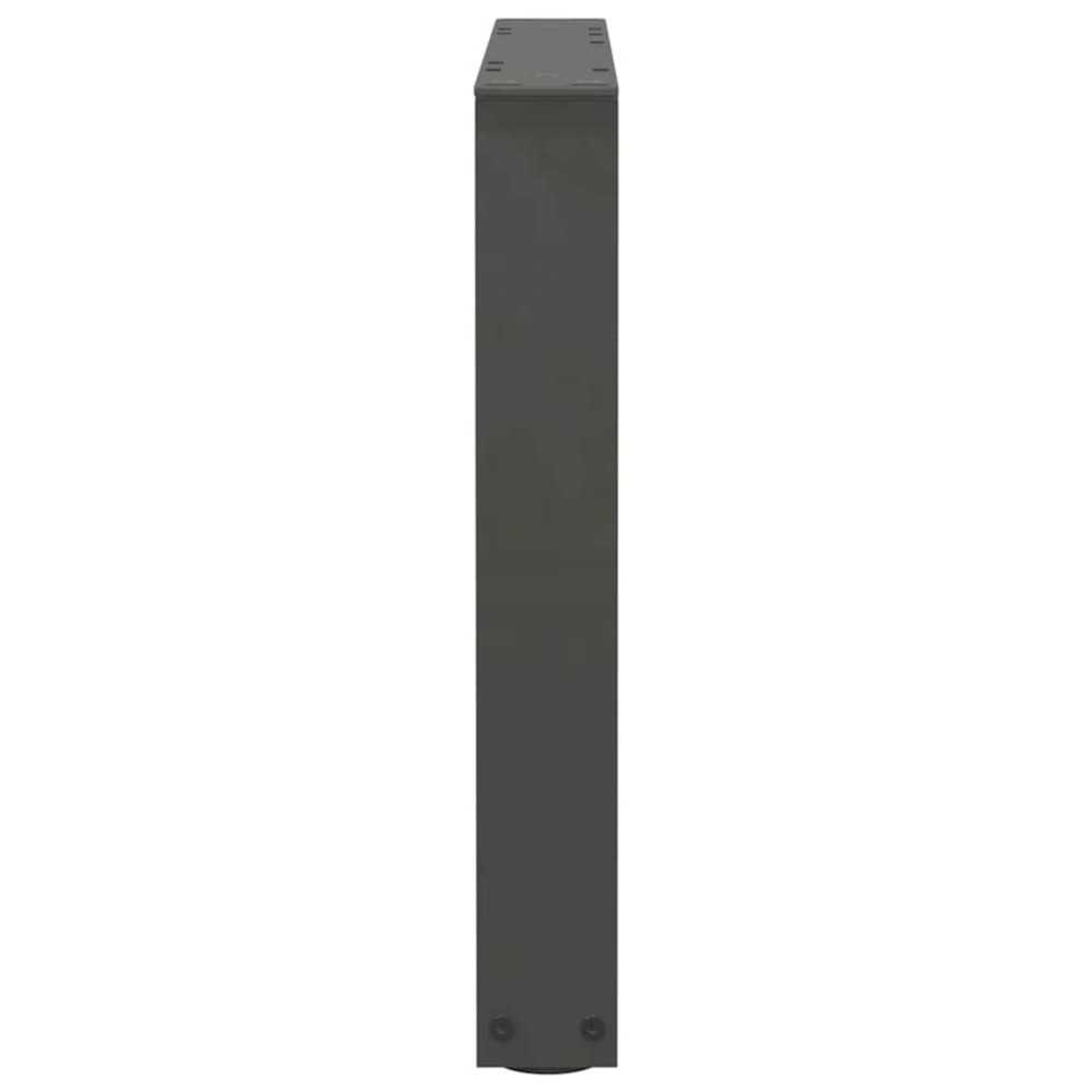 Produktbild för Soffbordsben V-formade 2 st antracit 60x(42-43,3) cm stål