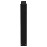 Produktbild för Soffbordsben V-formade 2 st svarta 70x(42-43,3) cm stål
