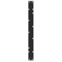 Produktbild för Soffbordsben V-formade 2 st svarta 70x(42-43,3) cm stål