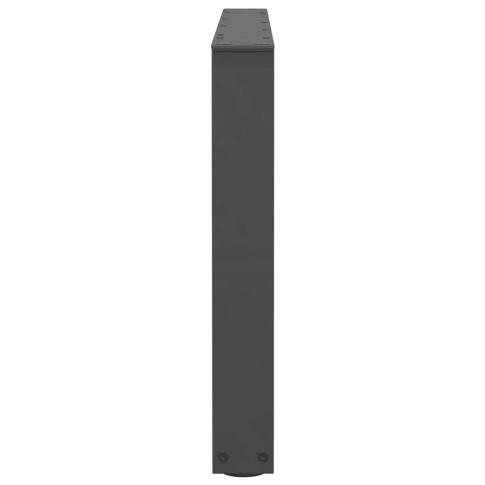 Produktbild för Soffbordsben V-formade 2 st antracit 70x(42-43,3) cm stål