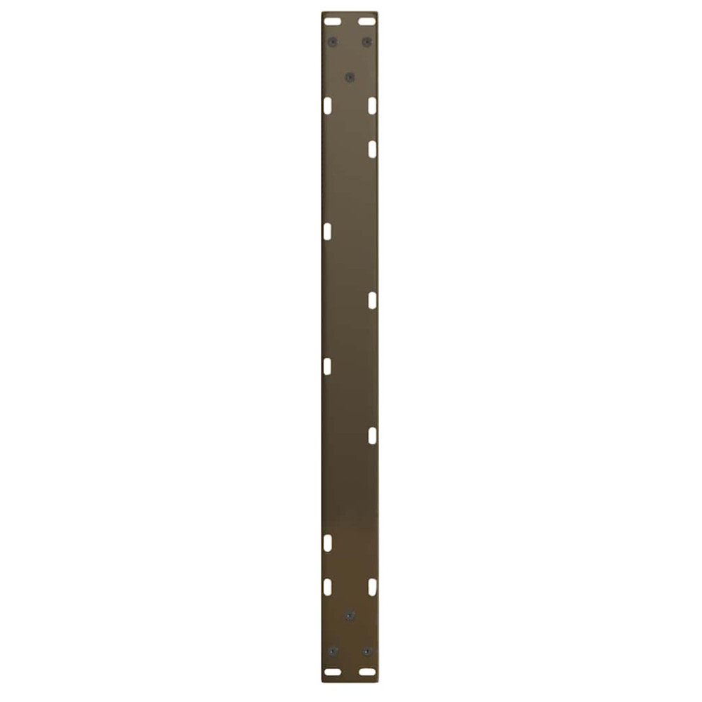 Produktbild för Soffbordsben V-formade 2 st naturstål 70x(42-43,3) cm stål
