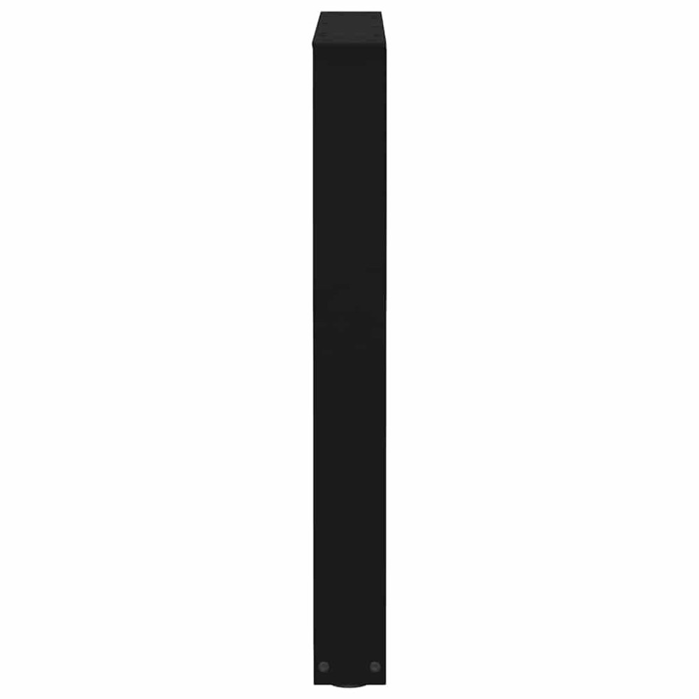 Produktbild för Matbordsben V-formade 2 st svarta 60x(72-73,3) cm stål