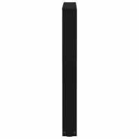 Produktbild för Matbordsben V-formade 2 st svarta 60x(72-73,3) cm stål