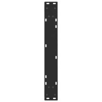 Produktbild för Matbordsben V-formade 2 st svarta 60x(72-73,3) cm stål