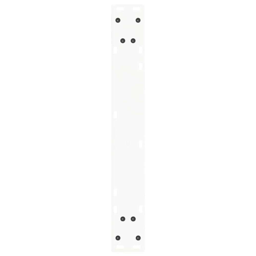 Produktbild för Matbordsben V-formade 2 st vita 60x(72-73,3) cm stål