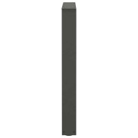 Produktbild för Matbordsben V-formade 2 st antracit 60x(72-73,3) cm stål