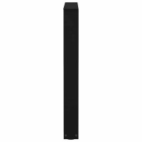 Produktbild för Matbordsben V-formade 2 st svarta 70x(72-73,3) cm stål