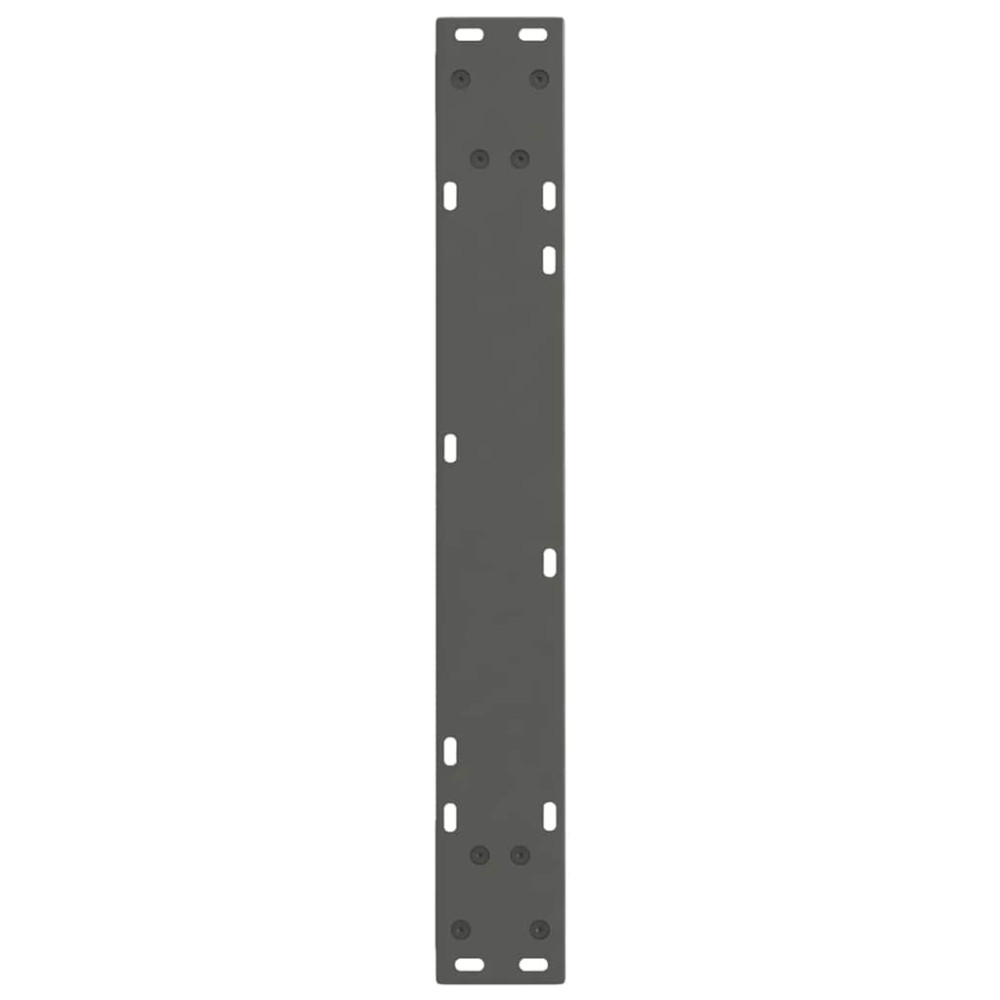 Produktbild för Matbordsben V-formade 2 st antracit 70x(72-73,3) cm stål
