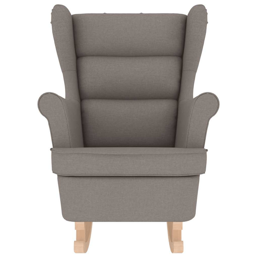 Produktbild för Gungstol taupe 74x90x102 cm tyg