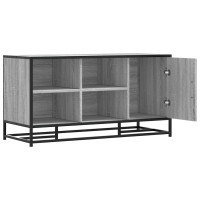 Produktbild för Skobänk grå sonoma 100x40x53,5 cm konstruerat trä och metall