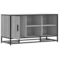 Produktbild för Skobänk grå sonoma 100x40x53,5 cm konstruerat trä och metall