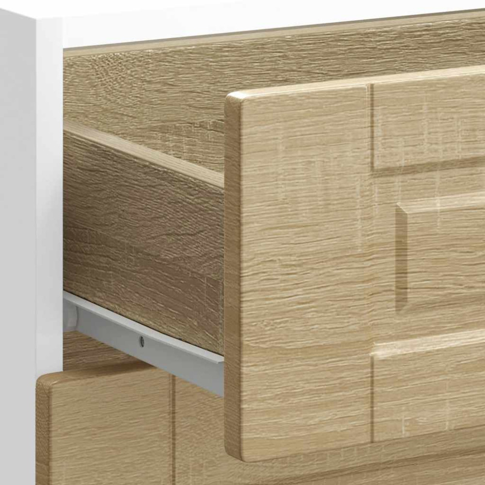 Produktbild för Basskåp för kök Porto sonoma-ek konstruerat trä