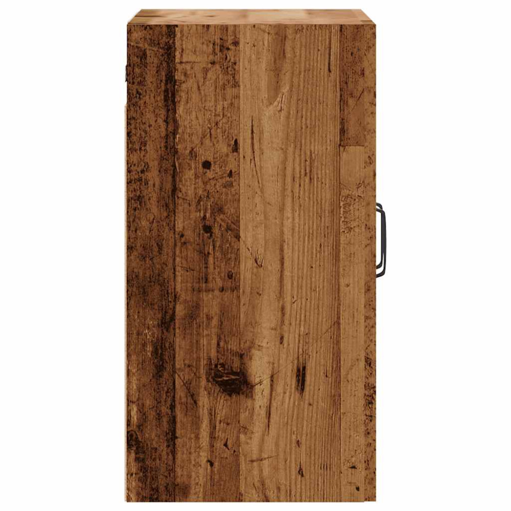 Produktbild för Väggskåp åldrat trä 60x31x60 cm konstruerat trä