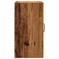 Produktbild för Väggskåp åldrat trä 60x31x60 cm konstruerat trä