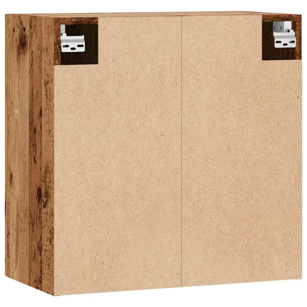 Produktbild för Väggskåp åldrat trä 60x31x60 cm konstruerat trä