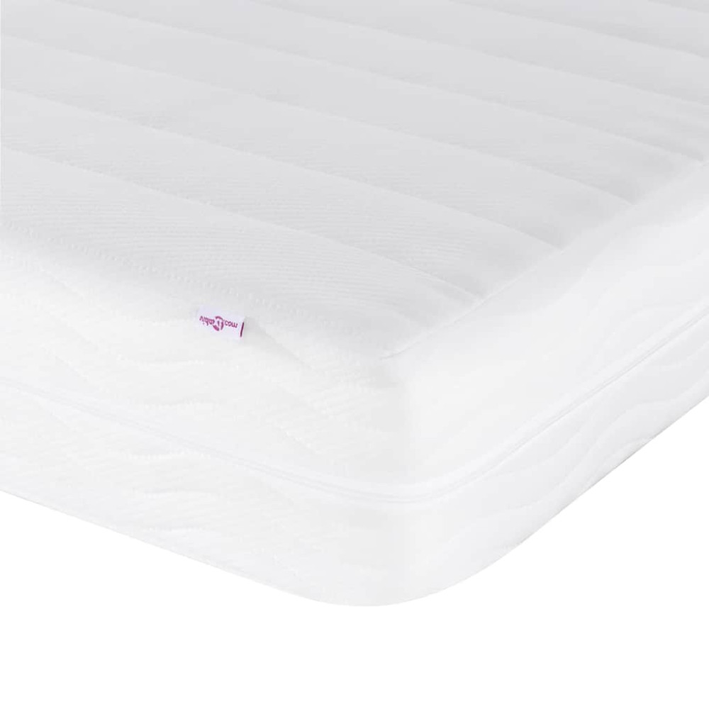 Produktbild för Dagbädd med madrass vaxbrun 100x200 cm massiv furu