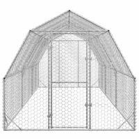 Produktbild för Hönsgård 2,5x6x2,25 m galvaniserat stål