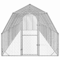 Produktbild för Hönsgård 2,5x12x2,25 m galvaniserat stål