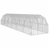 Produktbild för Hönsgård 2,5x12x2,25 m galvaniserat stål