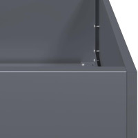Produktbild för Odlingslåda antracit 80x40x40 cm kallvalsat stål