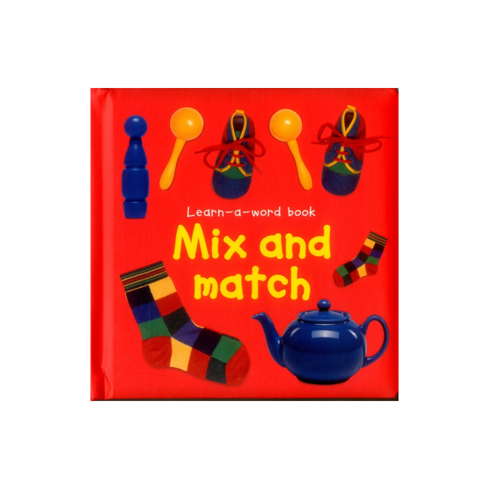 Produktbild för Learn-a-word Book: Mix and Match (bok, board book, eng)
