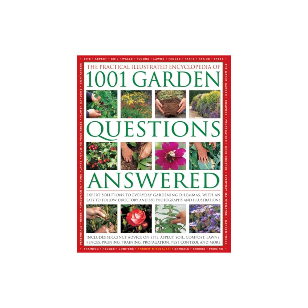 Produktbild för Practical Illustrated Encyclopedia of 1001 Garden Questions Answered (inbunden, eng)