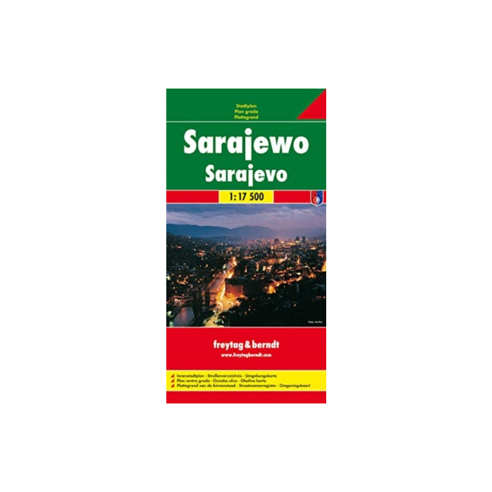 Produktbild för Sarajevo, City Plan 1:17.500