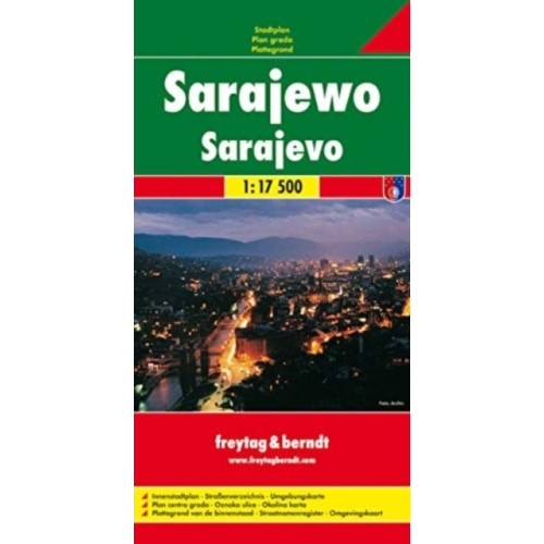 Freytag-Berndt Sarajevo, City Plan 1:17.500