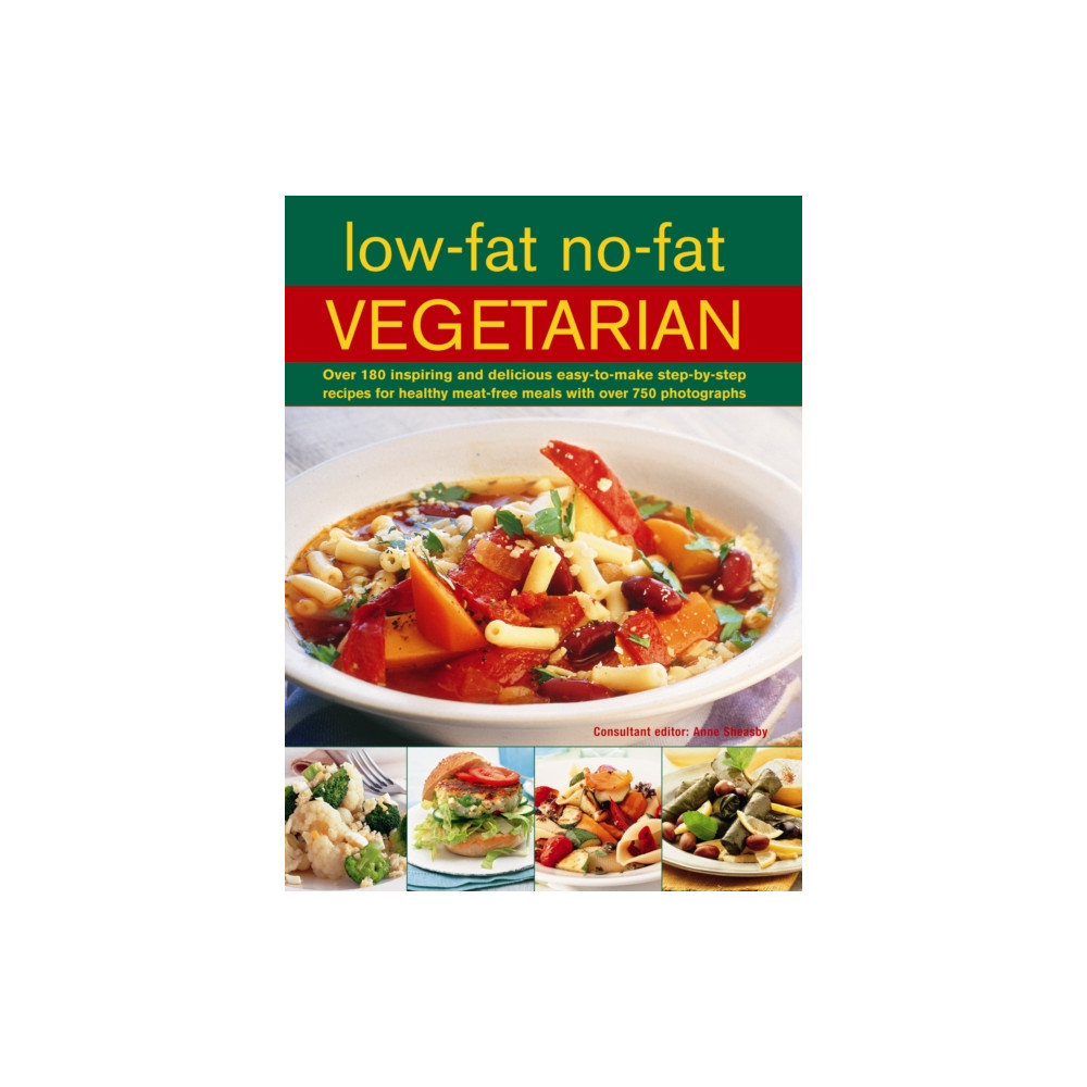 Produktbild för Low-fat, No-fat Vegetarian (häftad, eng)