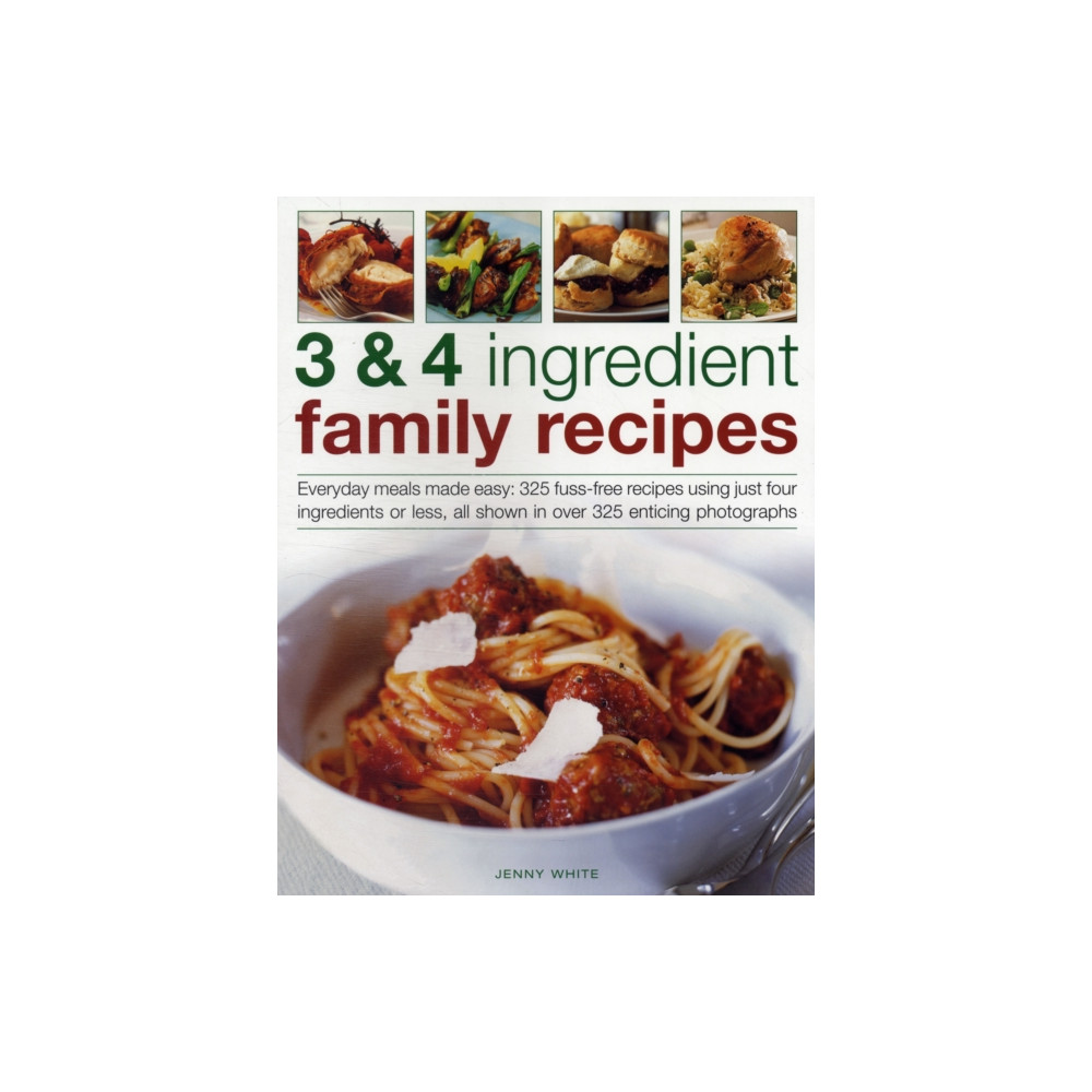 Produktbild för 3 & 4 Ingredient Family Recipes (häftad, eng)