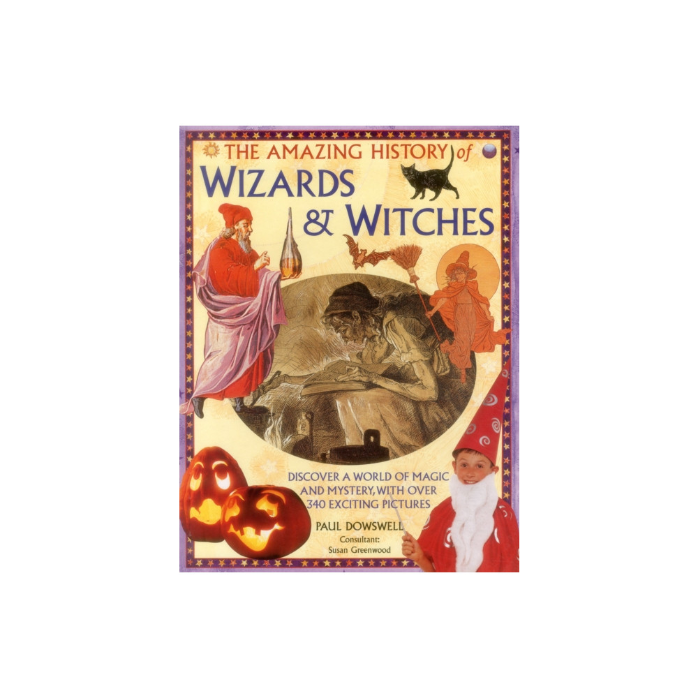 Produktbild för Amazing History of Wizards & Witches (inbunden, eng)