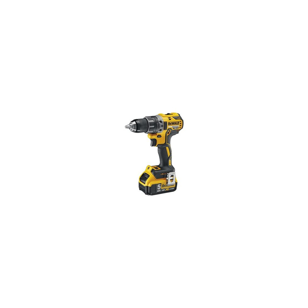 Produktbild för DeWALT DCD791P2-QW borr/drivare - sladdlös - 2 hastigheter - 2 batterier