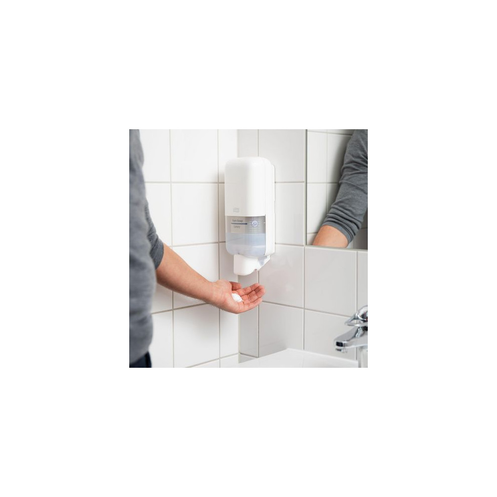 Produktbild för Dispenser TORK S4 tvål/handsprit vit