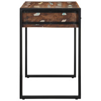Produktbild för Skrivbord flerfärgat 100x50x75 cm massivt trä återvunnet