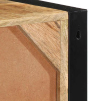 Produktbild för Tv-bänk 80x30x25 cm massivt grovt mangoträ