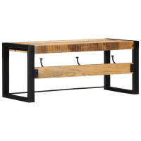 Produktbild för Klädhängare 80x35x35 cm massivt grovt mangoträ