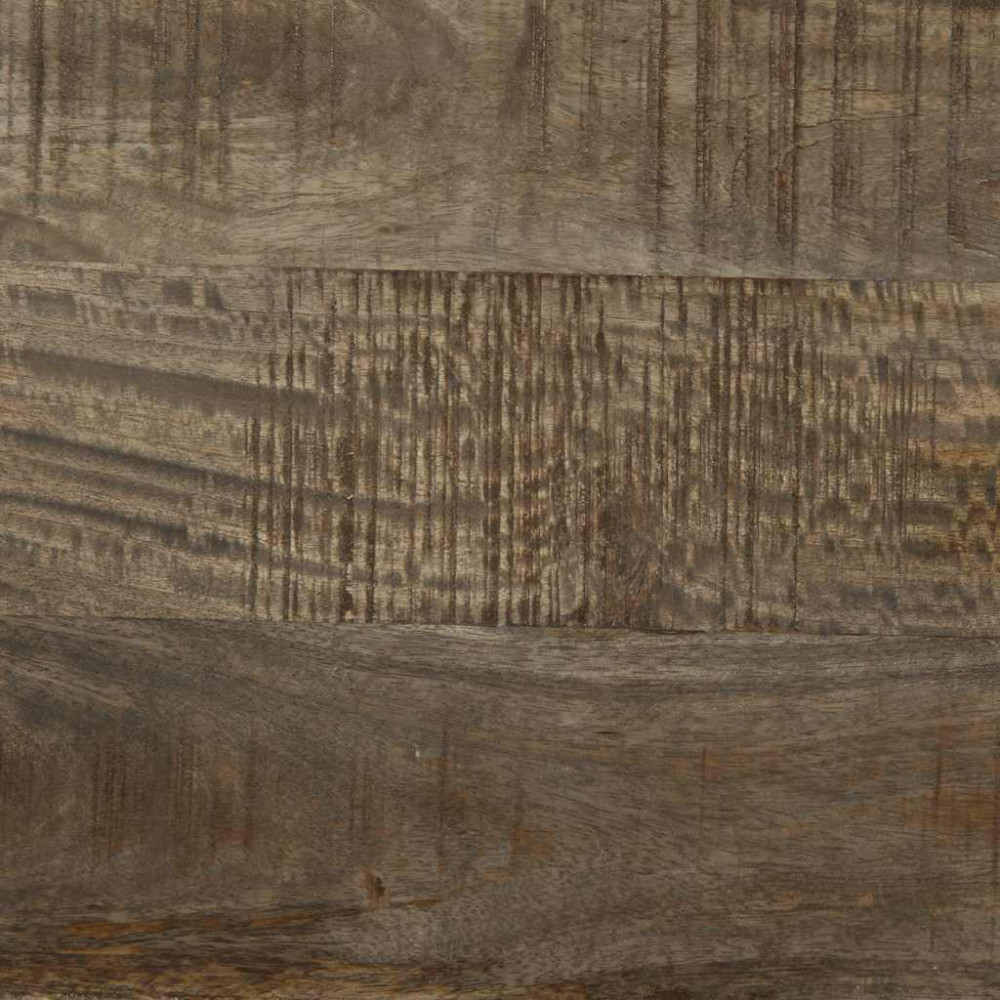 Produktbild för TV-bänk ljusgrå 70x33,5x46 cm mango i massivt trä