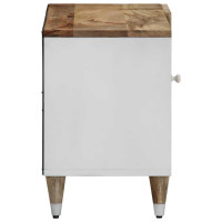Produktbild för Tv-bänk 80x31,5x46 cm massivt mangoträ