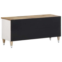 Produktbild för TV-bänk 100x33,5x46 cm mango i massivt trä