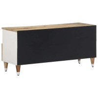Produktbild för TV-bänk 100x33,5x46 cm mango i massivt trä