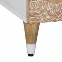 Produktbild för TV-bänk 100x33,5x46 cm mango i massivt trä