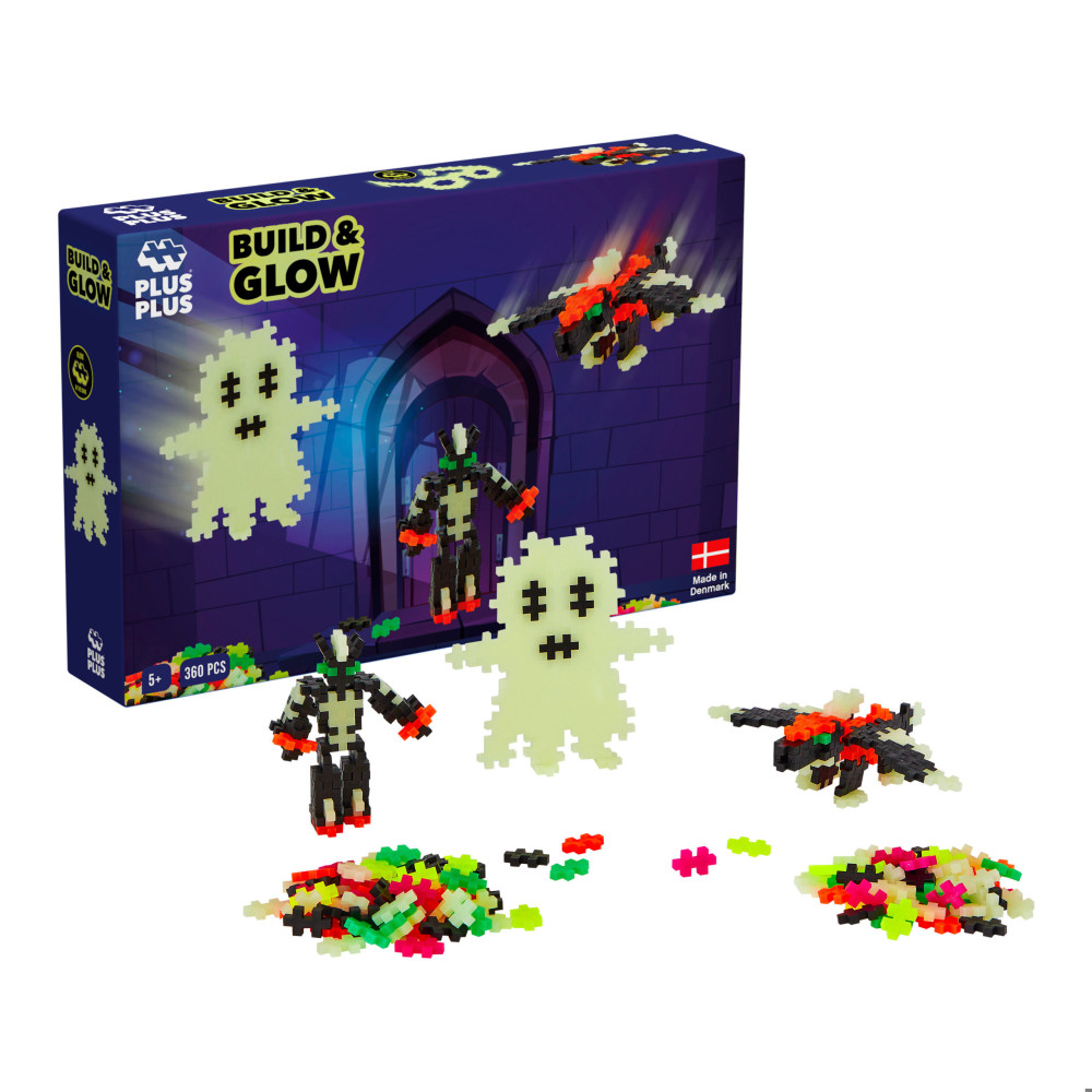 Produktbild för Plus-Plus Build and Glow - Glow in the Dark