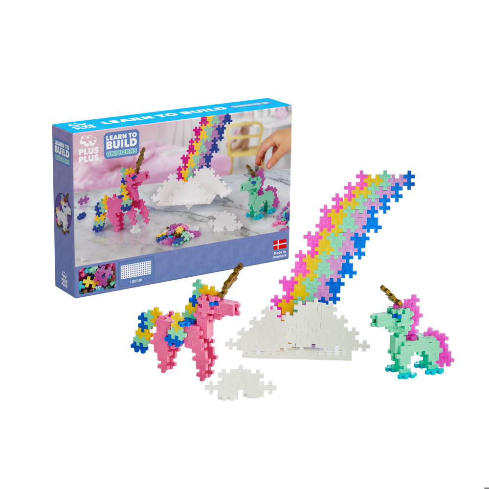 Produktbild för Plus-Plus Learn to Build Unicorns