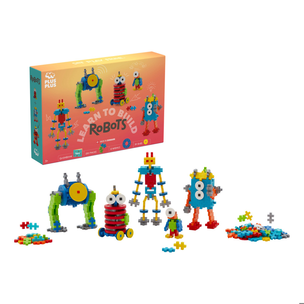 Produktbild för Plus-Plus Learn to Build Robots
