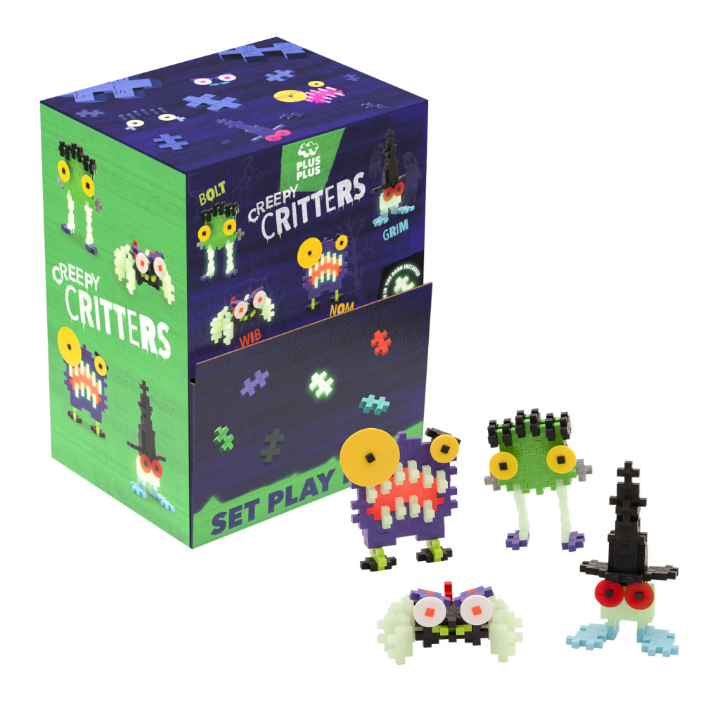 Produktbild för Display Plus-Plus Creepy Critters 48 pcs.