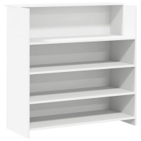 Produktbild för Receptionsdisk vit 200x50x103,5 cm konstruerat trä