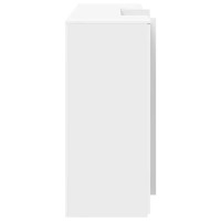 Produktbild för Receptionsdisk vit 200x50x103,5 cm konstruerat trä